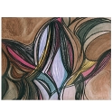 ABSTRAKT 2 - chalk and pastel 108 x 90 cm.